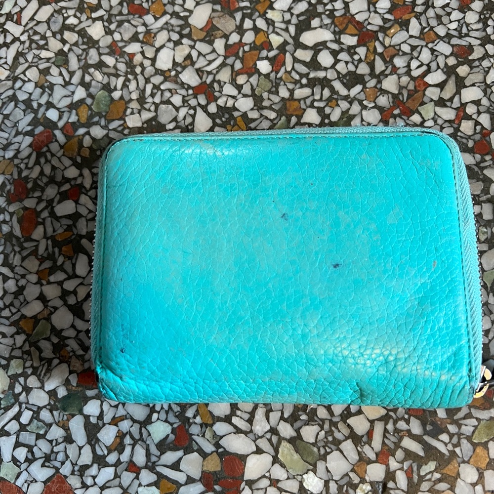 Tiffany and Co Leather Ziparound Wallet